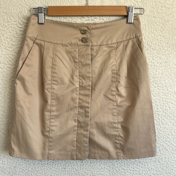 Club Monaco Skirt Women’s 00‎ Tan - Picture 1 of 6